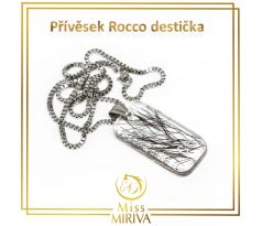 Přívěsek Rocco destička včetně řetízku